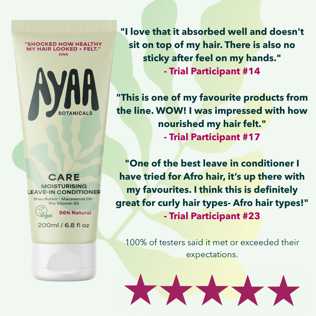 CARE: Moisturising Leave-In Conditioner - Ayaa Botanicals